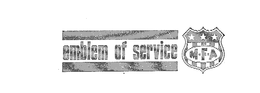 EMBLEM OF SERVICE M-F-A trademark