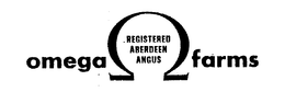 OMEGA FARMS REGISTERED ABERDEEN ANGUS trademark