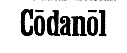 CODANOL trademark