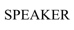 SPEAKER trademark