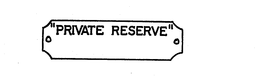 "PRIVATE RESERVE" trademark