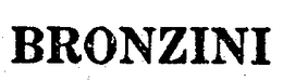 BRONZINI trademark