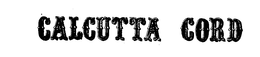 CALCUTTA CORD trademark