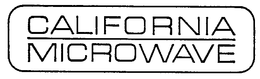 CALIFORNIA MICROWAVE trademark