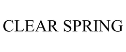 CLEAR SPRING trademark