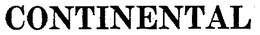 CONTINENTAL trademark