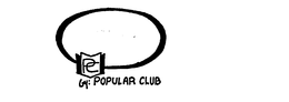 PC BY: POPULAR CLUB trademark