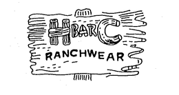 H BAR C RANCHWEAR trademark