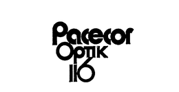 PACECOR OPTIK 116 trademark
