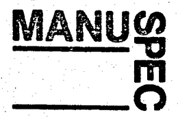 MANU SPEC trademark