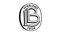 LB ESTABLISHED 1854 trademark
