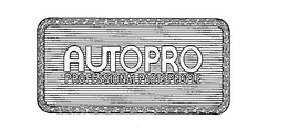 AUTOPRO PROFESSIONAL PARTS PEOPLE trademark