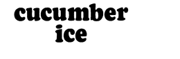 CUCUMBER ICE trademark