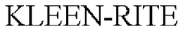 KLEEN-RITE trademark