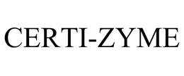 CERTI-ZYME trademark