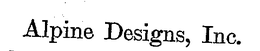 ALPINE DESIGNS trademark