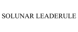 SOLUNAR LEADERULE trademark