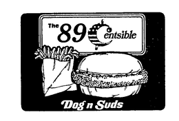 THE 89 CENTSIBLE DOG N SUDS trademark
