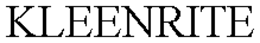 KLEENRITE trademark