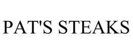 PAT'S STEAKS trademark