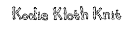 KOOLIE KLOTH KNIT trademark