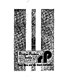 RP RHONE-POULENC TEXTILE POUR ETRE SUR DE BIEN ACHETER trademark