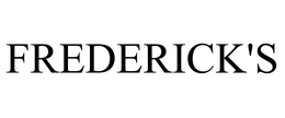 FREDERICK'S trademark