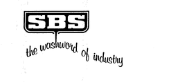 SBS THE WASHWORD OF INDUSTRY trademark