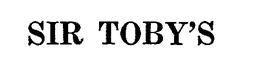 SIR TOBY'S trademark