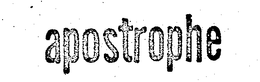 APOSTROPHE trademark