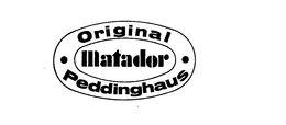 ORIGINAL MATADOR PEDDINGHAUS trademark