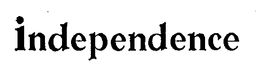 INDEPENDENCE trademark