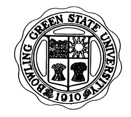 BOWLING GREEN STATE UNIVERSITY 1910 trademark