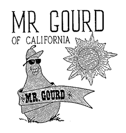 MR GOURD OF CALIFORNIA (PLUS OTHER NOTATIONS) trademark