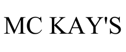 MC KAY'S trademark