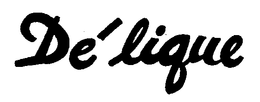 DE LIQUE trademark