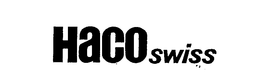 HACO SWISS trademark