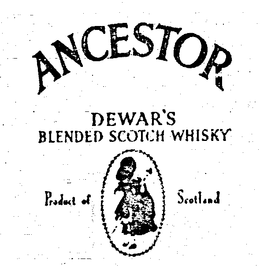 ANCESTOR DEWAR'S BLENDED SCOTCH WHISKY trademark