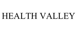 HEALTH VALLEY trademark