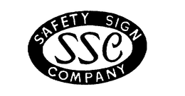 SSC SAFETY SIGN COMPANY trademark