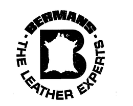 BERMANS THE LEATHER EXPERTS B trademark