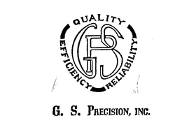 GSP QUALITY EFFICIENCY RELIABILITY G.S. PRECISION, INC. trademark