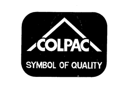 COLPAC SYMBOL OF QUALITY trademark