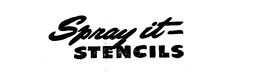 SPRAY IT-STENCILS trademark