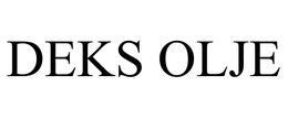 DEKS OLJE trademark