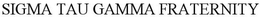 SIGMA TAU GAMMA FRATERNITY trademark