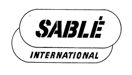 SABLE' INTERNATIONAL trademark