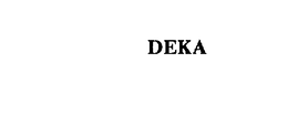 DEKA trademark