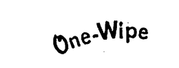 ONE-WIPE trademark