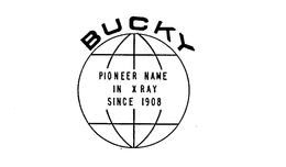 BUCKY PIONEER NAME IN X RAY SINCE 1908 trademark